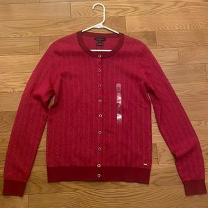 NWT Tommy Hilfiger patterned cardigan - medium
